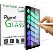 (2 pack) amFilm iPad Mini 6 (2021)/mini 7 (2024) PAPERed Glass Screen Protector