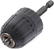 Yakamoz Quick Change 1/4-Inch Hex Shank 0.8-10mm Clamping Capacity Keyless Drill Chuck Screwdriver to Drill Converter Conversion Tool | 3/8-24UNF Mount ¡­