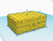 STAR WARS CRATE - BOX - CONTAINER - 3D PRINT WHITE