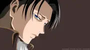 Anime attack on titan boy black hair levi ackerman Playmat Gaming Mat