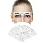 12 Pcs Reusable Eye Brow Drawing Guide Eyebrow Stencil Set Makeup Card ###