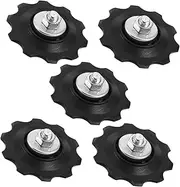 5pcs Rear Derailleur Guide Wheel Drive Hub Racing Wheel Converter Rack and Pinion Steering Assembly Bikes Guide Gear Boots Bike Upper Guide Pulley Bike Pulley Wheels
