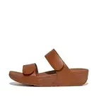 Fitflop Women's Lulu Adjustable Leather Slide Light Tan