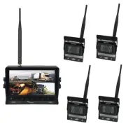 Boyo VTC703AHDQ4 Ahd Backup Camera System, Wireless, With 7" Monitor And Backup
