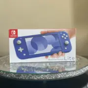 Nintendo Switch Lite handheld game console - blue brand new in box open box