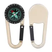 Metal Carabiner with Mini Compass for Camping Mountaineering BGS