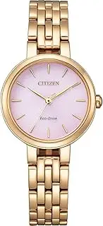 [CITIZEN] Women's analogue Eco-Drive watch with stainless steel strap