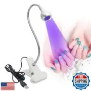 Brokimis UV Light for Nails, Mini UV Lamp for Gel Nails LED Curing Lamp with