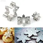 Tools Cake Decor Snowflake Biscuit Stainless Steel Cookie Cutter Mold