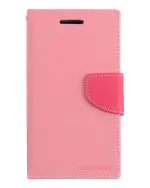 Fancy Diary Case for iPhone 13 mini - Pink/ Hot Pink