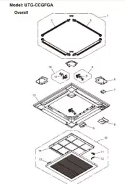 FUJITSU K9382863005 aka 9382863005 INTAKE GRILLE HY