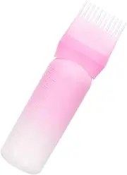 Scalp Oil Dispenser, Reusable Hair Oiling Bottle 6 Ounce | Graduated Scale Portable Scalp Comb for Home Beauty School Barber Shop Travel