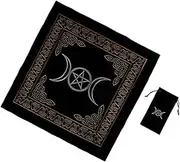 1 Set Tarot Tablecloth Alter Cloths Witchcraft Drawstring Tarot Bag Witchcraft Table Cloth Tarot Spread Cloth Altar Tablecloth Tarot Card Bag Dice Storage Bag Desktop Ornaments