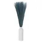 30PCS Faux Pampas Grass Decor, 17"/43cm Artificial Fluffy Grass Stems, Dark Blue