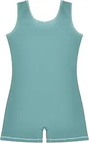 [GAIGEO] Toddler Gymnastics Leotards for Girls Unitards Ballet Dance Outfit Cadet Blue 2-3t