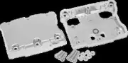 DS Chrome Rocker Box Cover Kit for Harley Softail Deuce 00-07
