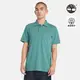 Timberland 男款藍綠色 TimberCHILL™ 涼爽科技抗UV 短袖 Polo衫|A6427CL6