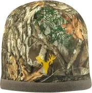 Hot Shot 1E-308C Mens Stretch Fleece Reversible Beanie With 100% Polyester 4-Way
