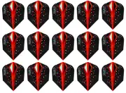 5 Sets Harrows Silika Colorshift Standard Dart Flights – Ships Tracking - Red