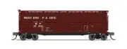 Broadway Limited 6585 N Western Pacific Stock Car with Hog Sounds
