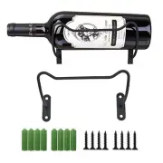 Hoshen 2 Packs Wine Display Rack, Wine Rack Shelf, Wall-Mounted Creative Bar ...
