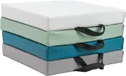 Softscape Toddler, 12" Square, 4-Piece-Glacier Floor Cushion