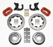 Wilwood for Forged Dynalite P/S Rear Kit Drilled Red New Big Ford 2.50in Offset