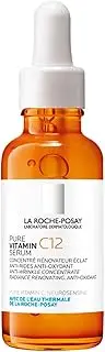 La Roche-Posay Pure Vitamin C 12 Anti-wrinkle Serum 30ml, for Brightening, Radiance, Softer, More Hydrated, Glowing Skin