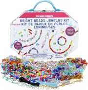 Kid Made Modern Bright Beads Rainbow Jewelry Kit Activity