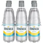 Fresca Grapefruit Citrus Sparkling Soda Water Bottles, 16.9 fl oz, 6 Pack