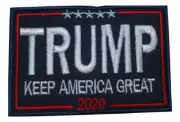 Trump Keep America Great 2020 President MAGA Embroidered Hook and Loop Patch