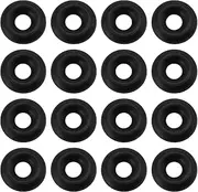 ECSiNG Pack of 250 Nitrile Rubber O-Rings 3 mm Outer Diameter 1 mm Inner Diameter 1 mm Width Metric Sealing Washer Round O-Ring Seal O-Rings Sealing Grommets Black