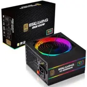 ESGAMING Computer Power Supply 650W 80 Plus Bronze Certified PSU ARGB LightMode
