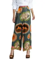 [Fate & Becker] Ernst Wide Leg Pant in Green