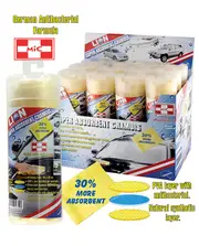Lion Super Absorbent Chamois With Plastic Case Car Care Cleaning Cloth