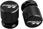 xinjiedianzi Compatible with F900R F900XR F 900 R F900 XR F 900XR Motorcycle Tire Valve Air Port Stem Cover Cap Plug CNC Accessories(Black-F900XR)