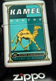 Camel Zippo Prototype Kamel White Menthol CZ 1011A 2018 Lighter 2 Sided ZIPPO