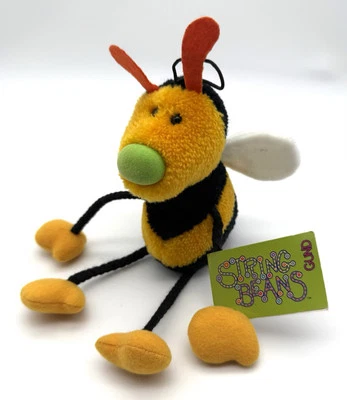 NWT GUND String Beans “Honeycomb” the Bumble Bee Mini Plush Toy 9056