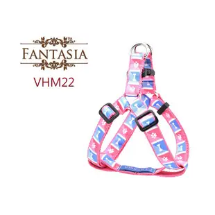 范特西亞 Fantasia【多款V】中型犬外出胸背帶(M) 安全鎖插扣 防暴衝 (狗項圈 中型狗 狗牽繩 拉繩另購)