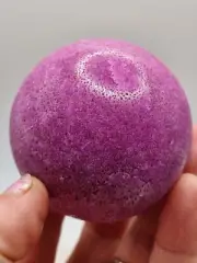 226g Honeycomb Ruby Sphere Mineral Specimen Tower Healing Crystal Gemstone