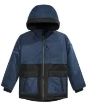 Michael Kors Big Boys Colorblocked Hooded Parka Jacket Coat Size L 14-16