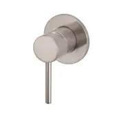 MEIR Round Brass Basin/Bath Pin Lever Mixer - Wall Mounted - Champagne
