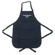 Jaguar Wings Logo workshop Apron 2 deep front pockets 100% Cotton for Mechanics
