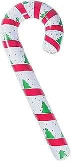 Fun Express - Large Candy Cane Inflates for Christmas - Toys - Inflates - Misc Inflates - Christmas - 6 Pieces