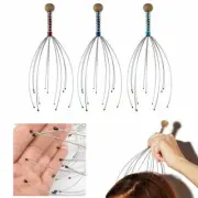 3Pcs Hand Neck Held Scalp Head Therapeutic Comfortable Massager Scratcher Tool