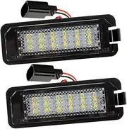 Alipis 2Pcs LED Car Bulb Replacement License Plate Light for Trunk and Dome Easy Plug and Play Installation Durable Design for Long Lasting Use Compatible with Various Vehicles