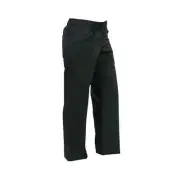 Mercer Culinary Genesis Womens Black Chefs Pants w/ Elastic Waist - XL
