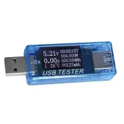 USB Tester Current Voltage Capacity Timing Power Wh Temperature Display U