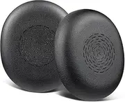 SOULWIT Earpads Replacement for Jabra Evolve2 65 Flex(Do Not Fit Other Headphones) Headset, Ear Pads Cushions with Softer Protein Leather - Black