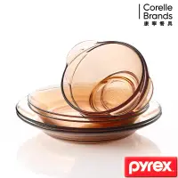 在飛比找博客來優惠-【美國康寧Pyrex】透明耐熱玻璃餐盤6件組(602)